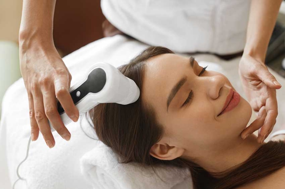 board certified dermatologist performing skin treatment in seoul korea